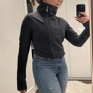 Lululemon Cropped Funnel Neck Full Zip Warmup Jacket